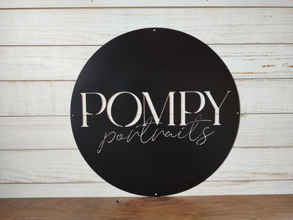 Custom Metal Business Logo Sign