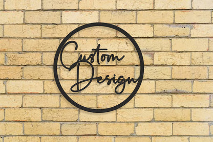 Custom Metal Sign, Metal Wall Art, Metal Sign Hanging
