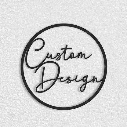 Custom Metal Sign, Metal Wall Art, Metal Sign Hanging