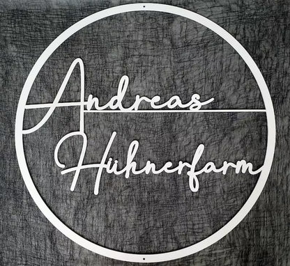 Custom Metal Sign, Metal Wall Art, Metal Sign Hanging